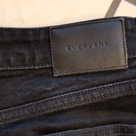Everlane The Wide Leg Jean Black Size 28 - Picture 4 of 9